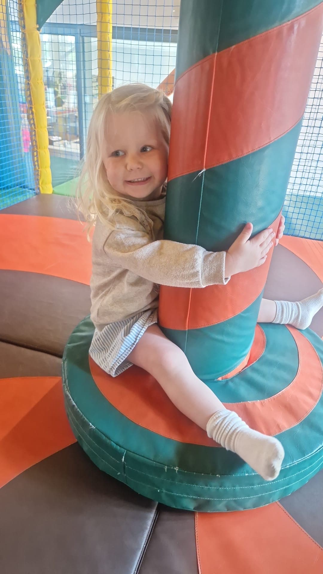 Children building friendships through play.